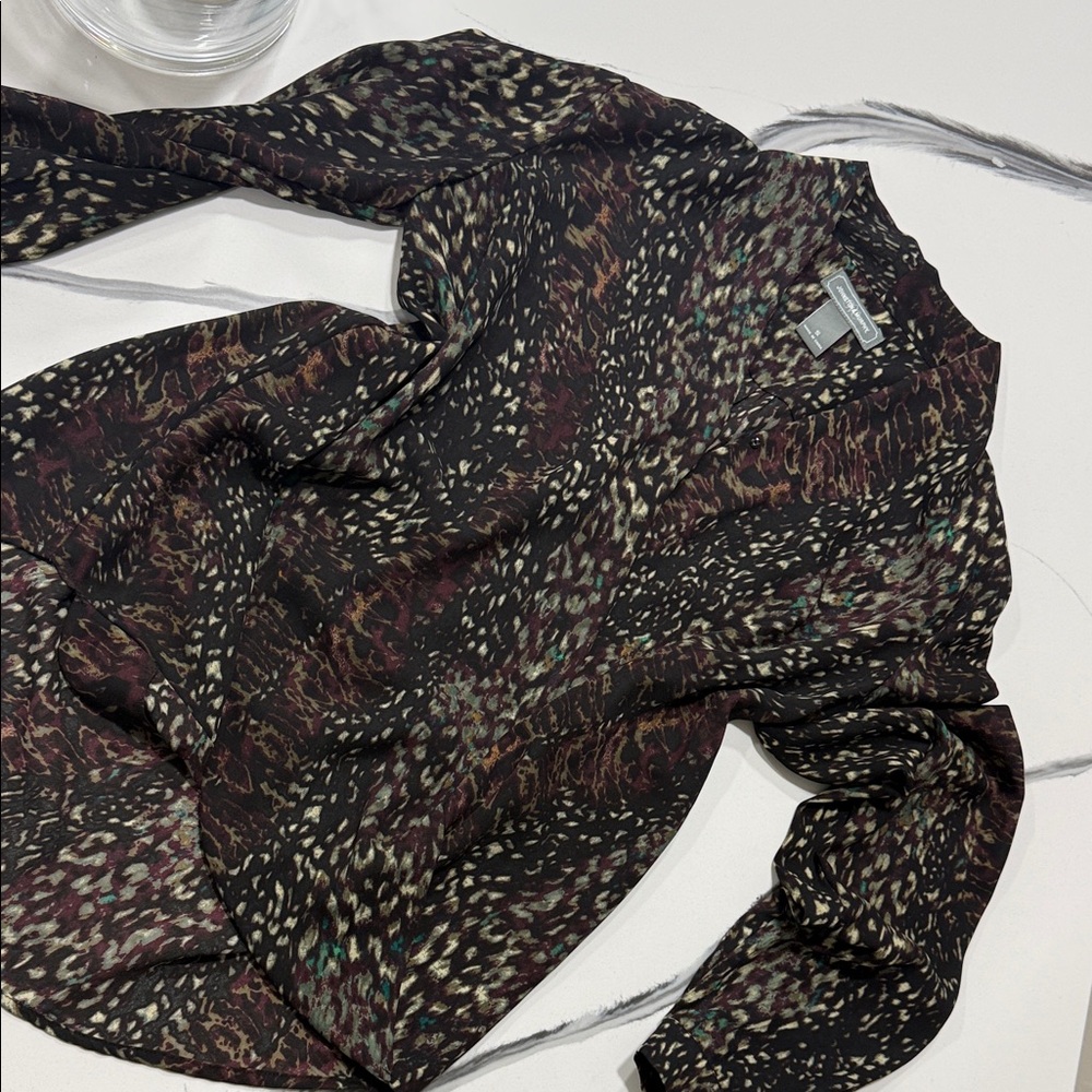 Johnston & Murphy Multicolor Patterned Blouse